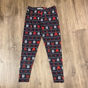 Red and Navy Blue Minnie Mouse Leggings